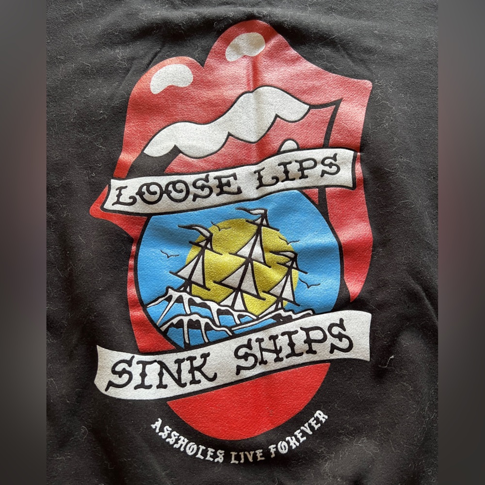 Assholes Live Forever “Loose Lips Sink Ships” Hoodie